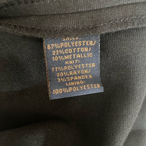 IMAN Metallic Floral Dress L - Picture 4 of 6